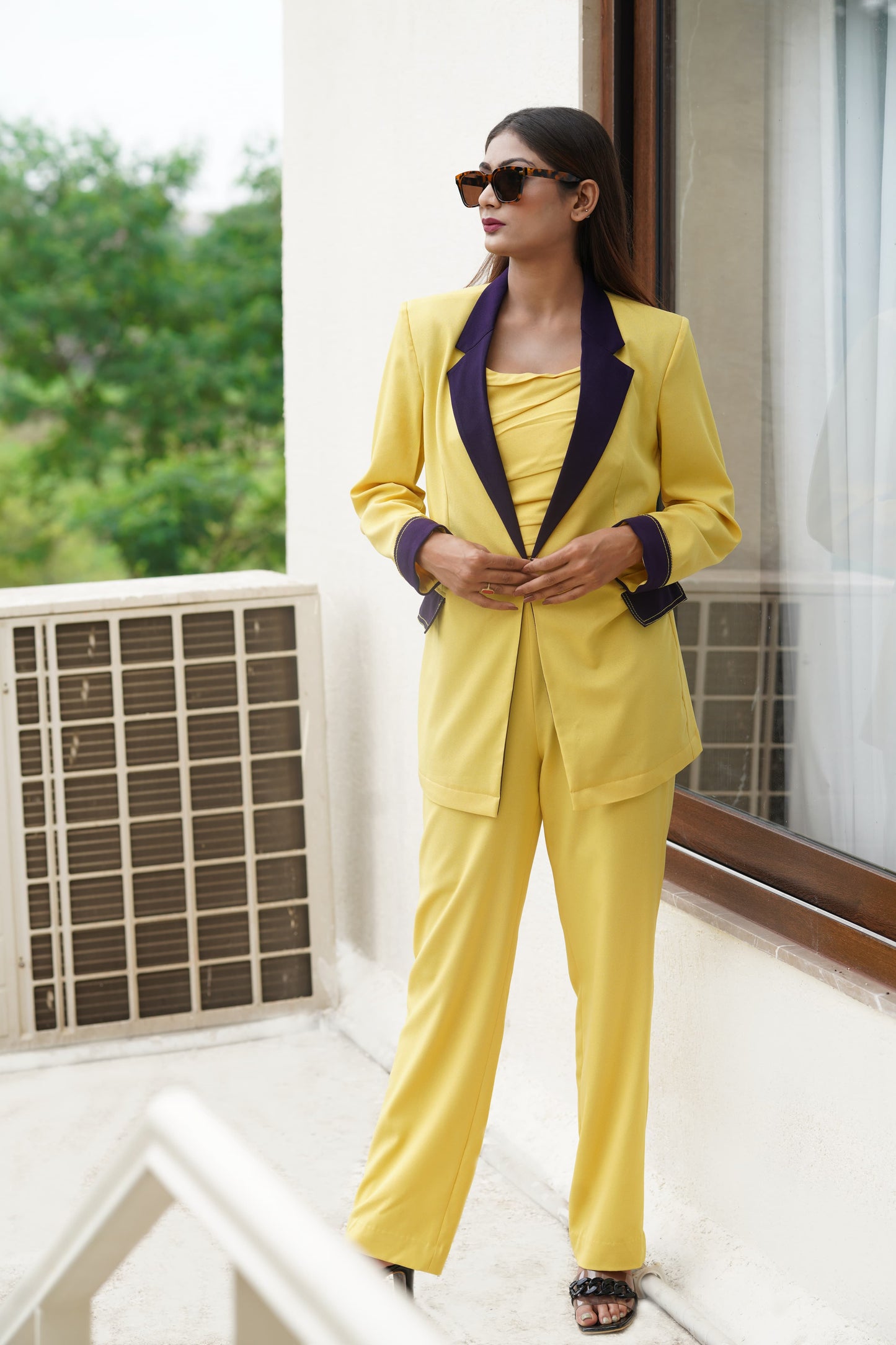 Sunshine Corset Jumpsuit with Blazer