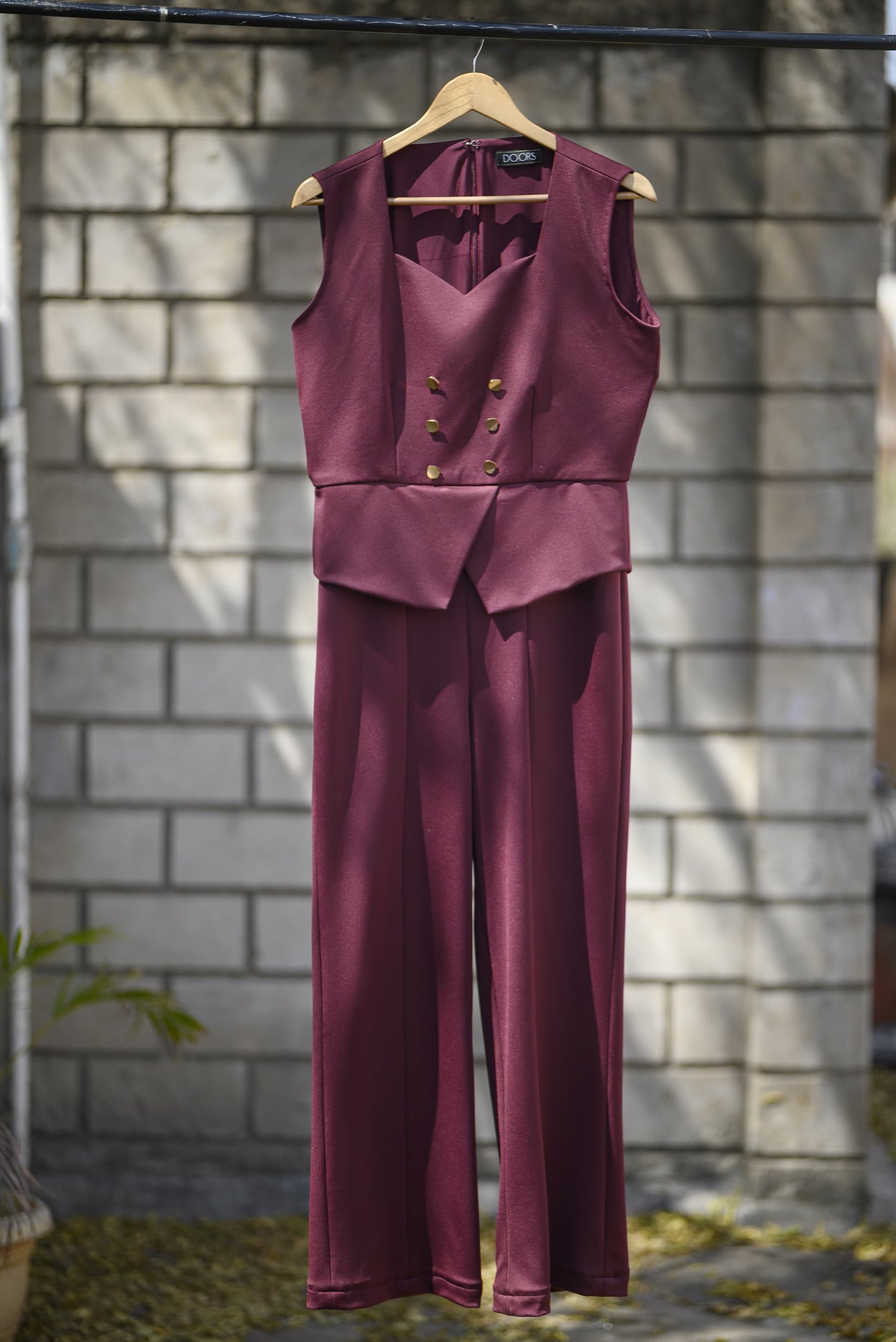 Magenta Pink Jumpsuit